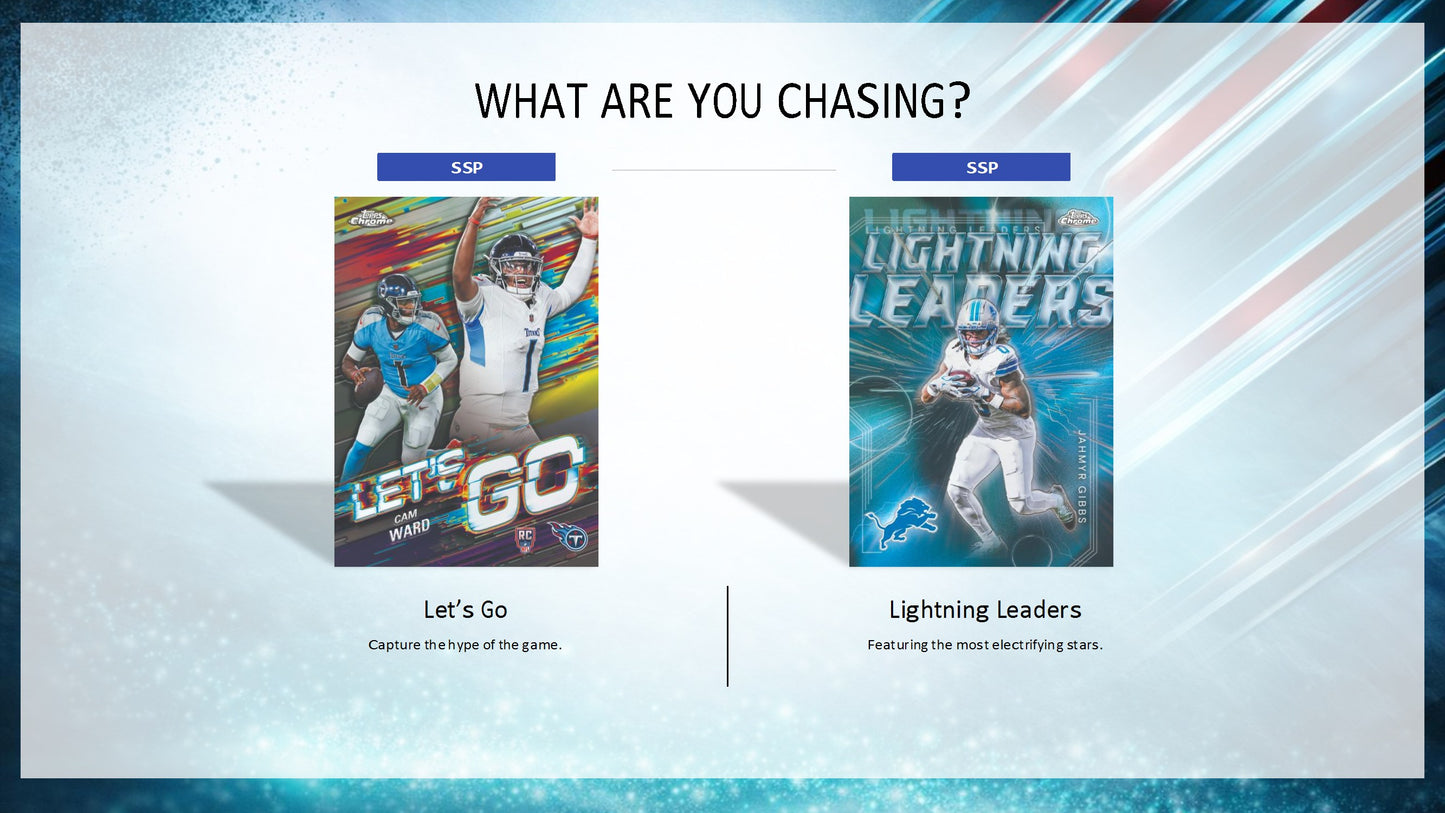 2025 Topps Chrome Football Hanger Box