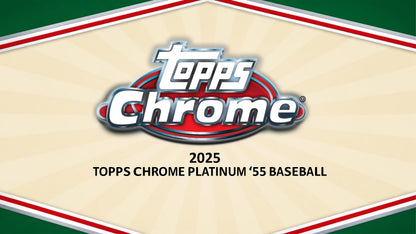 2025 Topps Chrome Platinum Anniversary Baseball Hobby Box