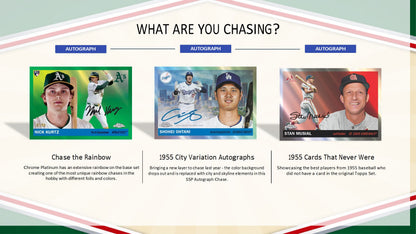 2025 Topps Chrome Platinum Anniversary Baseball Hobby Box
