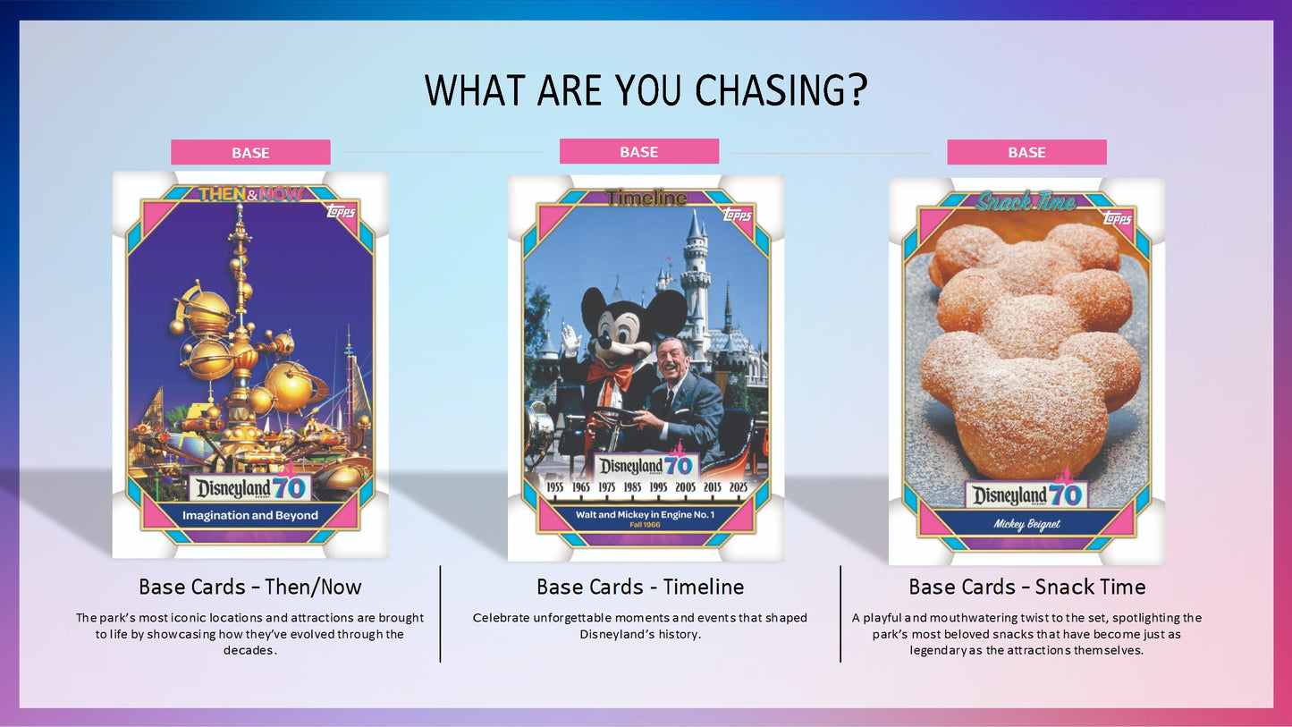 2025 Topps Disneyland 70th Anniversary Value Box