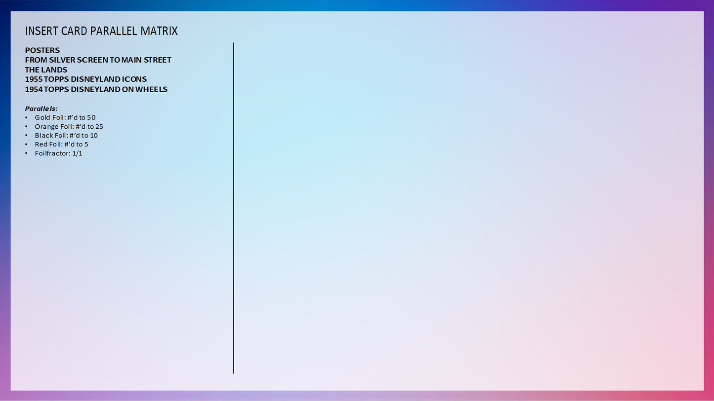 2025 Topps Disneyland 70th Anniversary Value Box