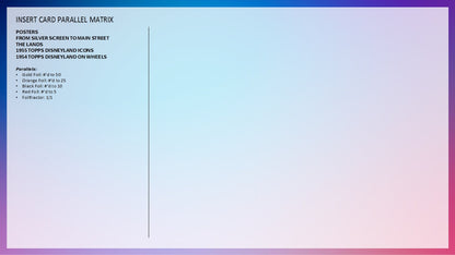 2025 Topps Disneyland 70th Anniversary Value Box