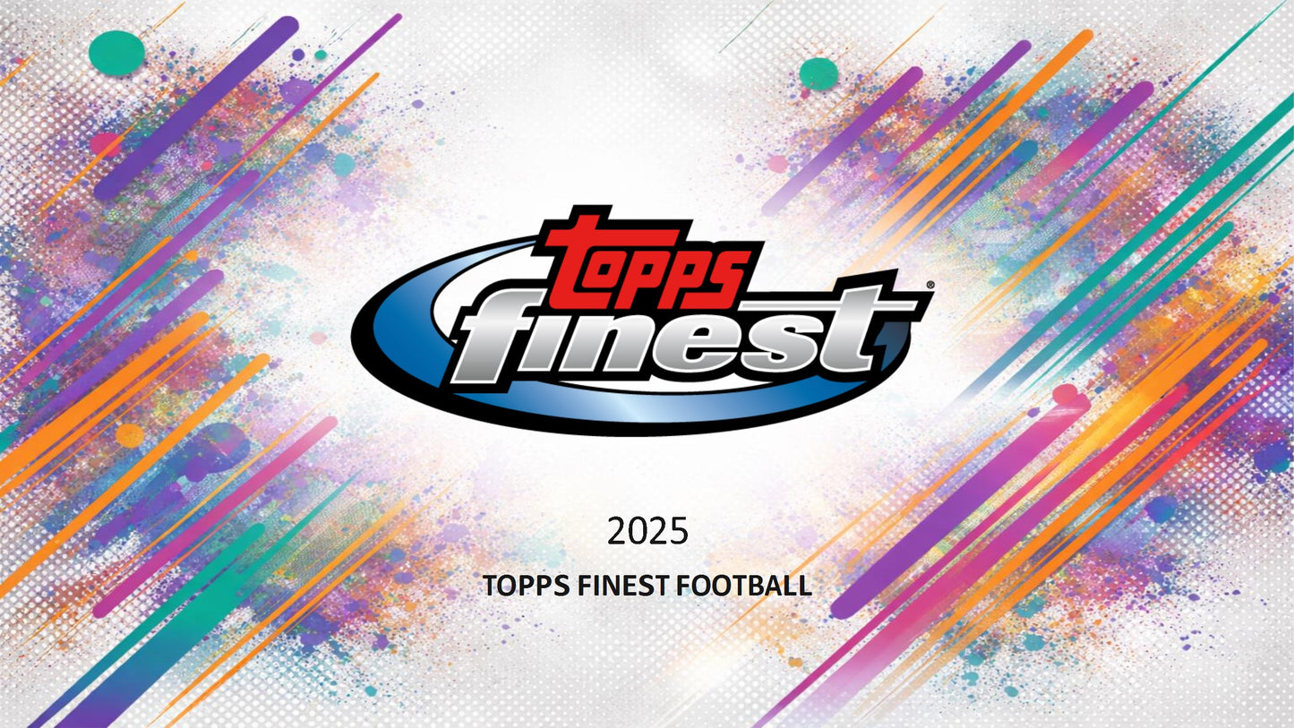 2025 Topps Finest Football Hobby Box