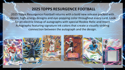2025 Topps Resurgence Football Value Box