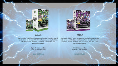 2025 Topps Resurgence Football Value Box