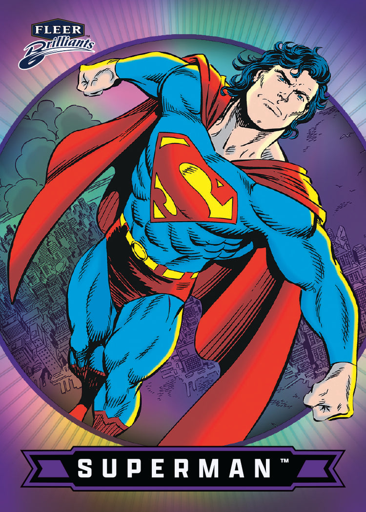 2025 UD Fleer Brilliants Superman Mega Box