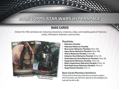 2025 Topps Star Wars Hyperspace Hobby Box