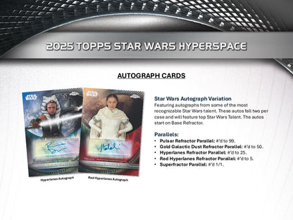 2025 Topps Star Wars Hyperspace Hobby Box