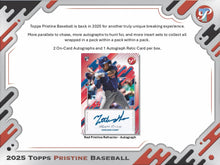 2025 Topps Pristine Baseball Hobby Box