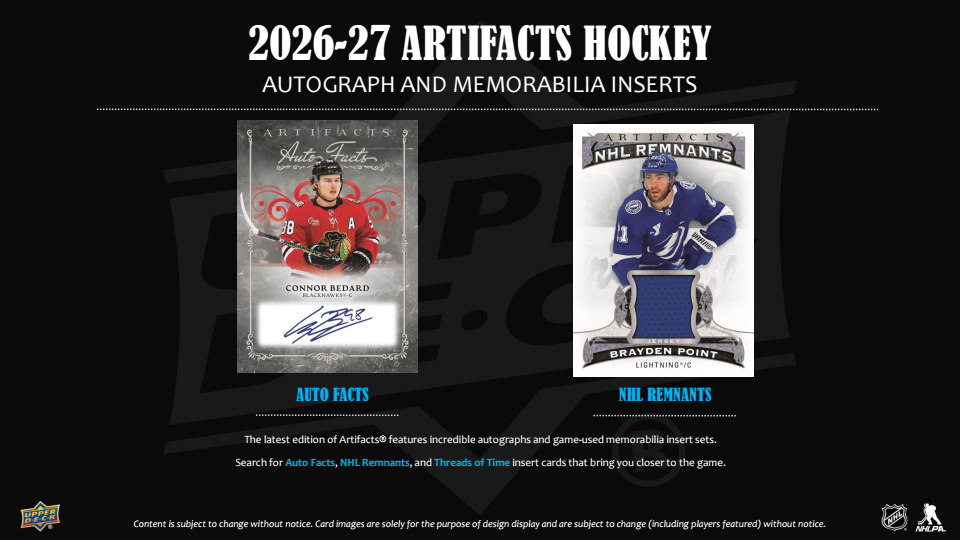 2026-27 Upper Deck Artifacts Hockey Blaster Box
