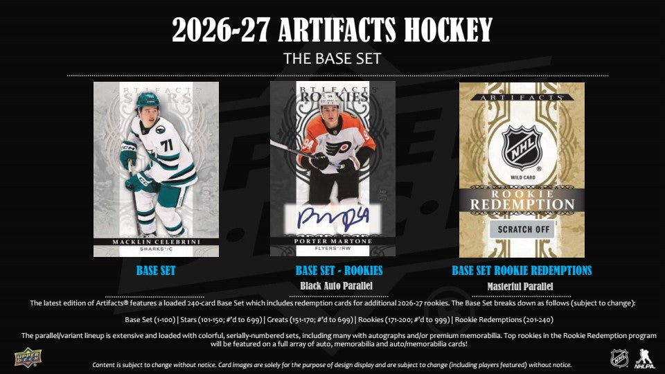 2026-27 Upper Deck Artifacts Hockey Sealed Hobby Box