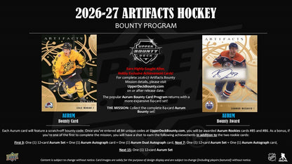 2026-27 Upper Deck Artifacts Hockey Sealed Hobby Box