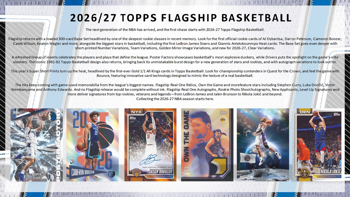 2026-27 Topps Flagship Basketball Hobby Jumbo Box