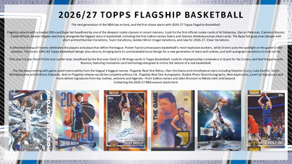 2026-27 Topps Flagship Basketball Hobby Jumbo Box