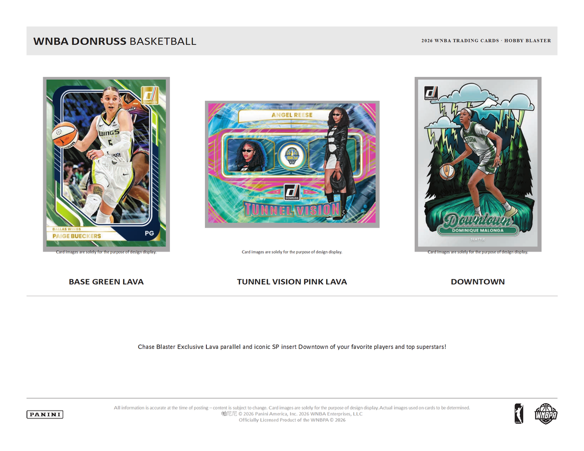2026 Panini Donruss WNBA Basketball Blaster Box