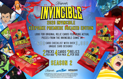 2026 Keepsake Invincible Season 2 Premiere Breaker Edition Box