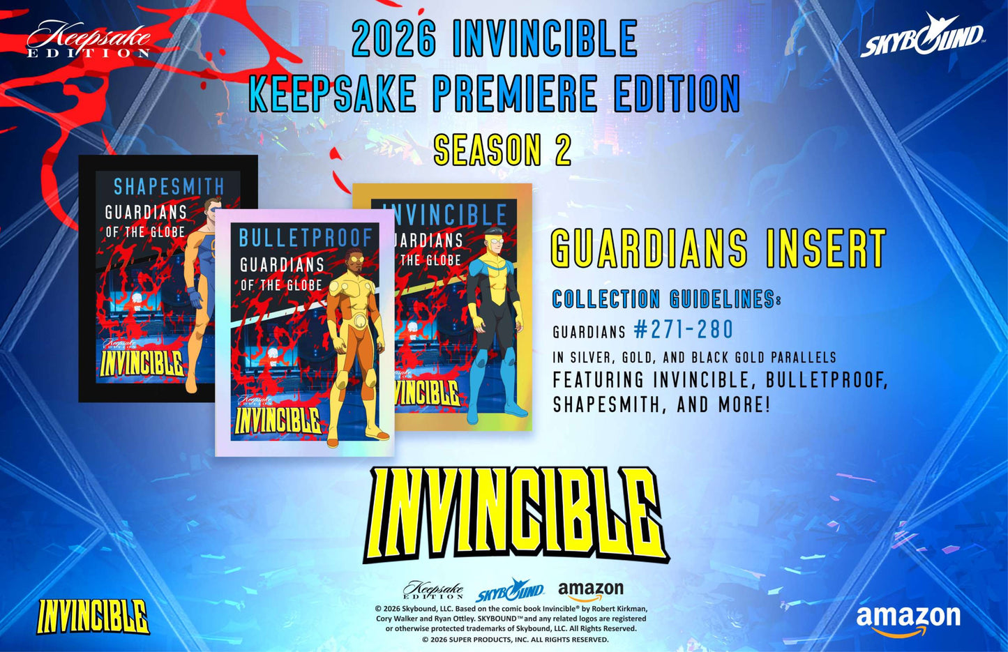2026 Keepsake Invincible Season 2 Premiere Breaker Edition Box