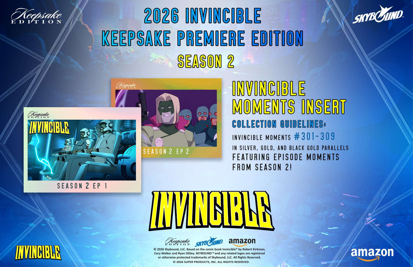 2026 Keepsake Invincible Season 2 Premiere Breaker Edition Box