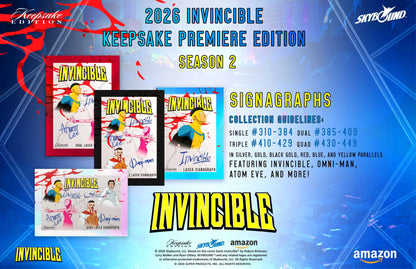 2026 Keepsake Invincible Season 2 Premiere Breaker Edition Box