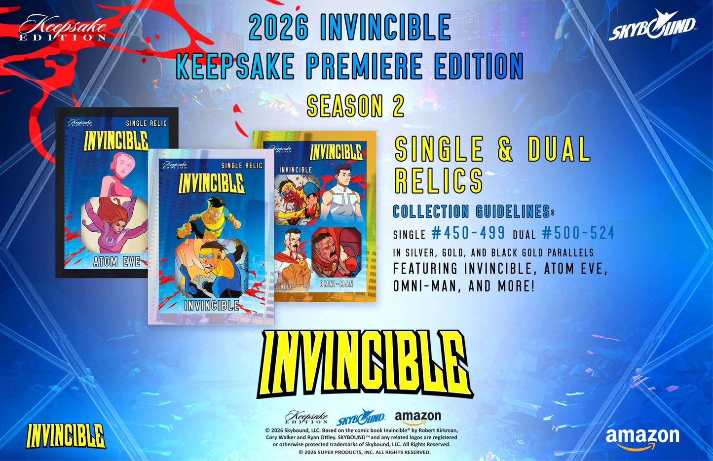 2026 Keepsake Invincible Season 2 Premiere Breaker Edition Box
