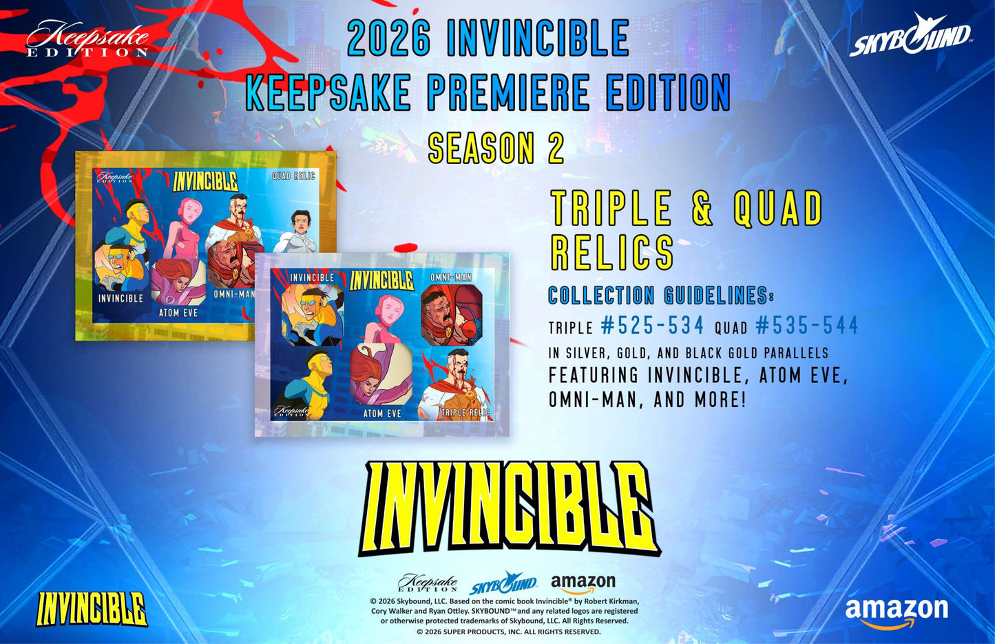 2026 Keepsake Invincible Season 2 Premiere Breaker Edition Box