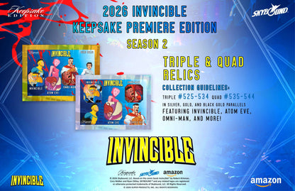 2026 Keepsake Invincible Season 2 Premiere Breaker Edition Box