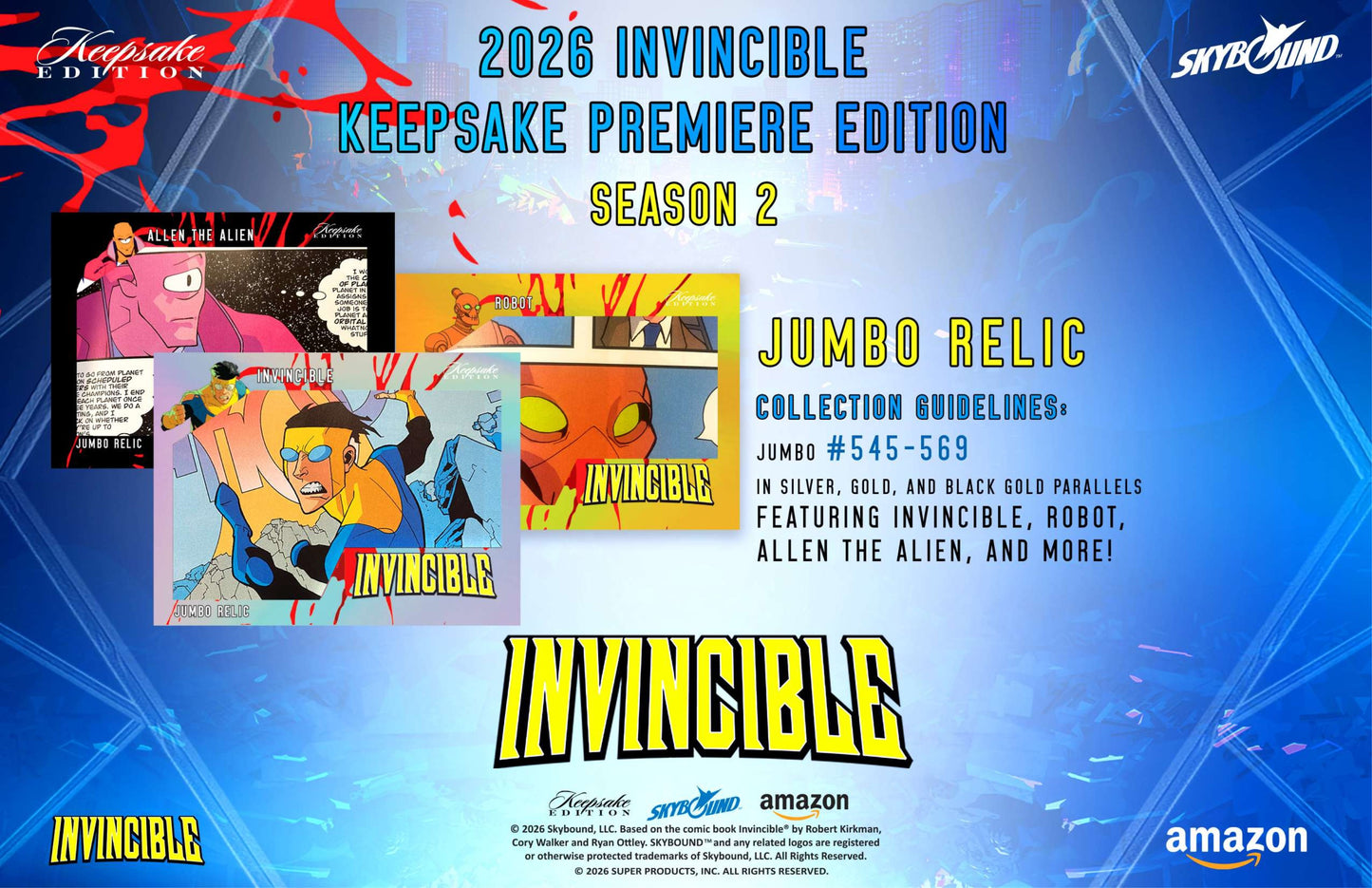 2026 Keepsake Invincible Season 2 Premiere Breaker Edition Box