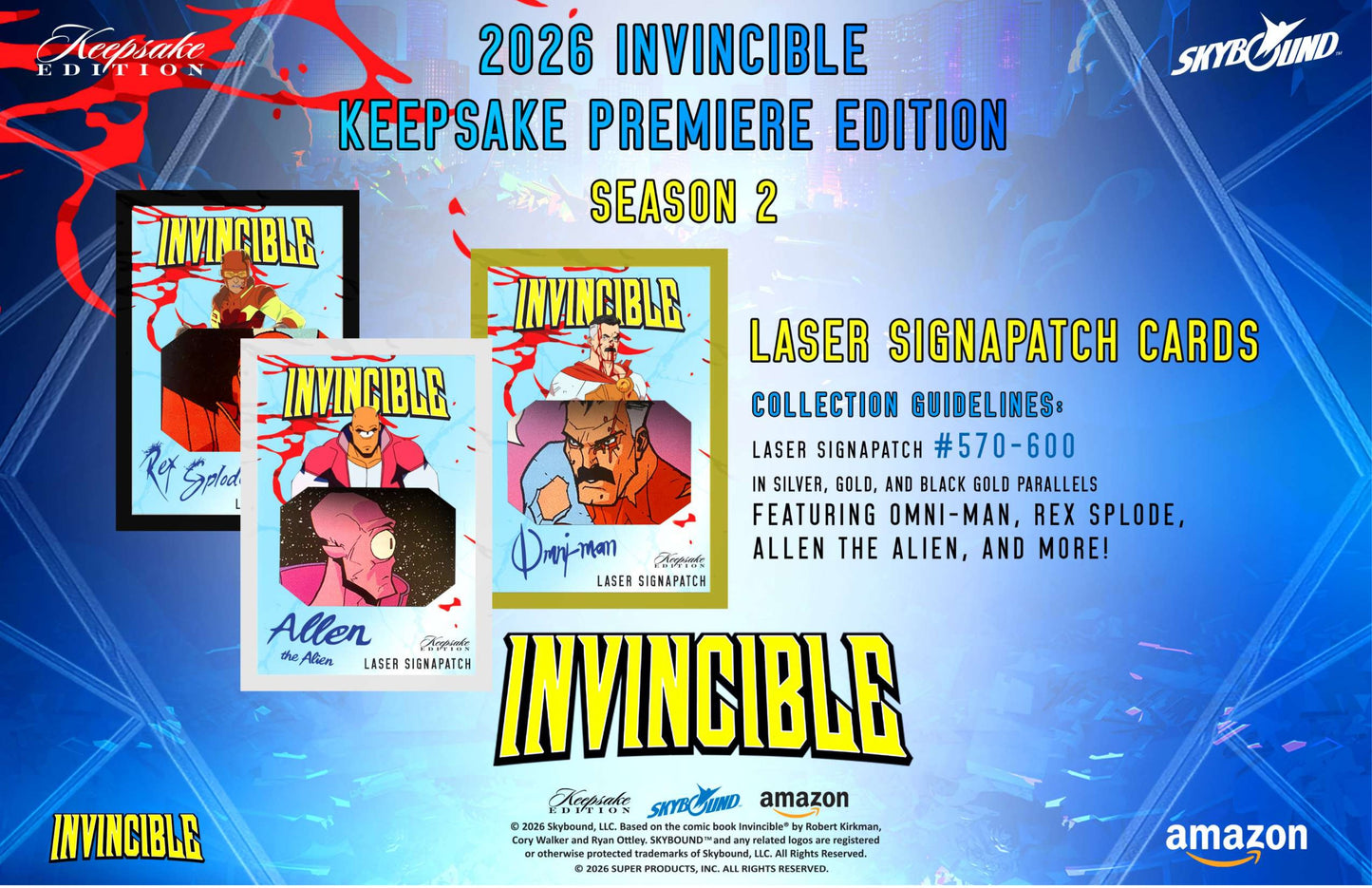 2026 Keepsake Invincible Season 2 Premiere Breaker Edition Box