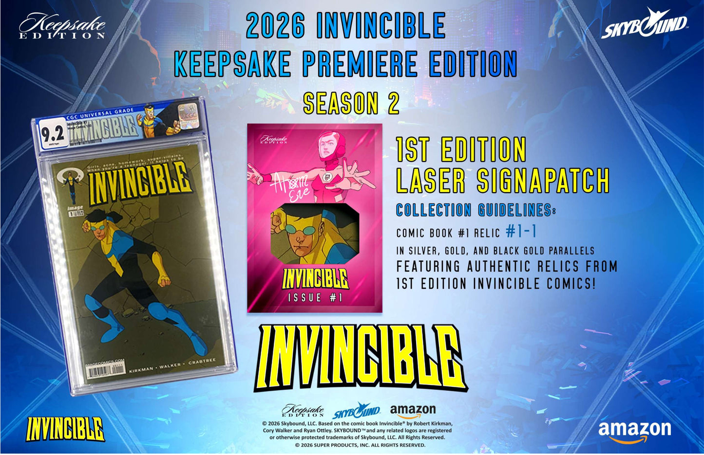 2026 Keepsake Invincible Season 2 Premiere Breaker Edition Box