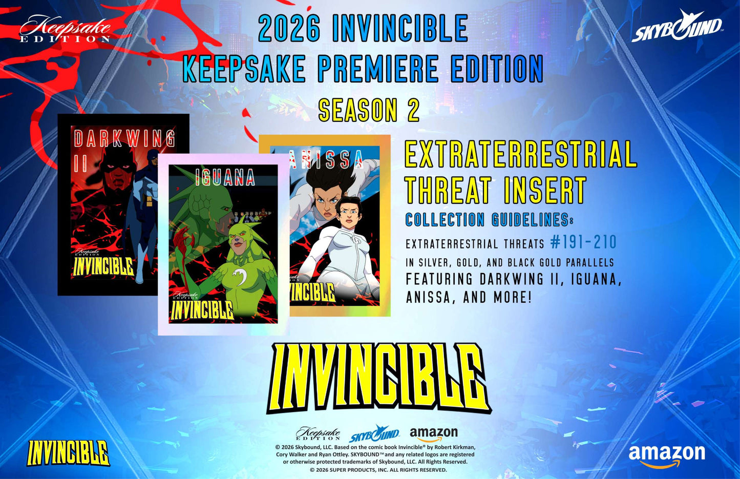 2026 Keepsake Invincible Season 2 Premiere Breaker Edition Box