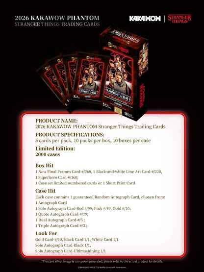 2026 Kakawow Phantom Stranger Things Hobby Box