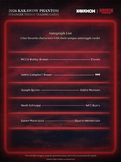 2026 Kakawow Phantom Stranger Things Hobby Box