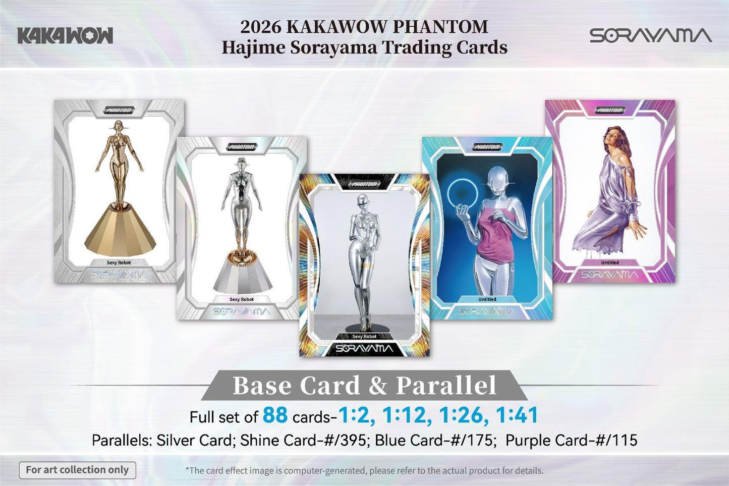2026 Kakawow Phantom Hajime Sorayama Trading Card Box
