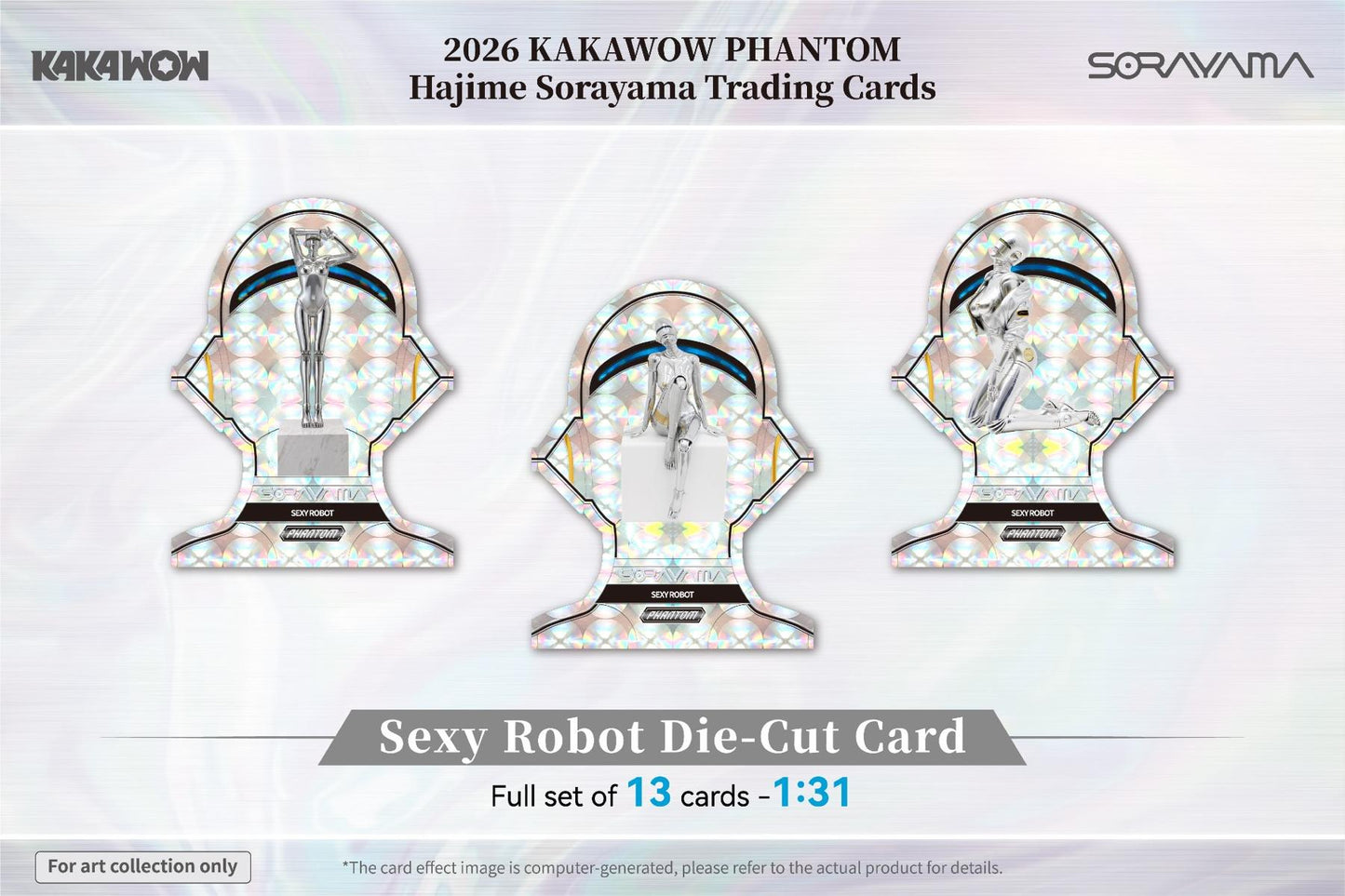 2026 Kakawow Phantom Hajime Sorayama Trading Card Box