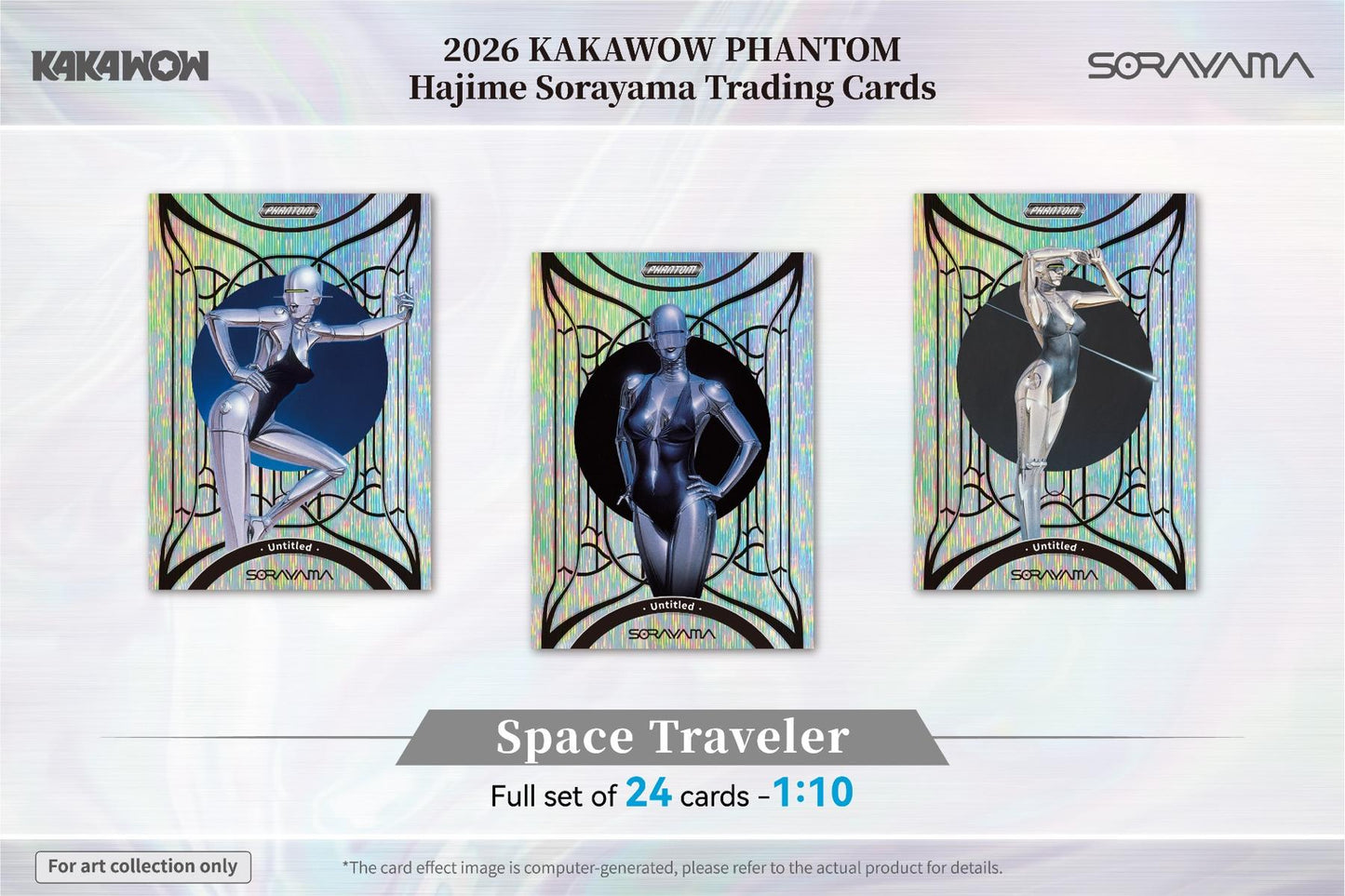 2026 Kakawow Phantom Hajime Sorayama Trading Card Box