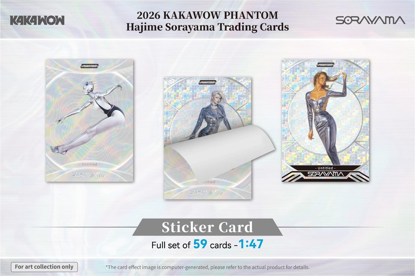 2026 Kakawow Phantom Hajime Sorayama Trading Card Box