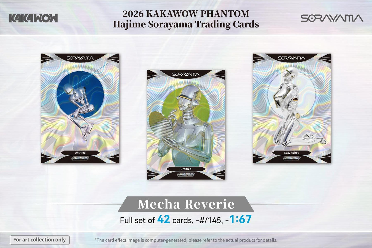 2026 Kakawow Phantom Hajime Sorayama Trading Card Box