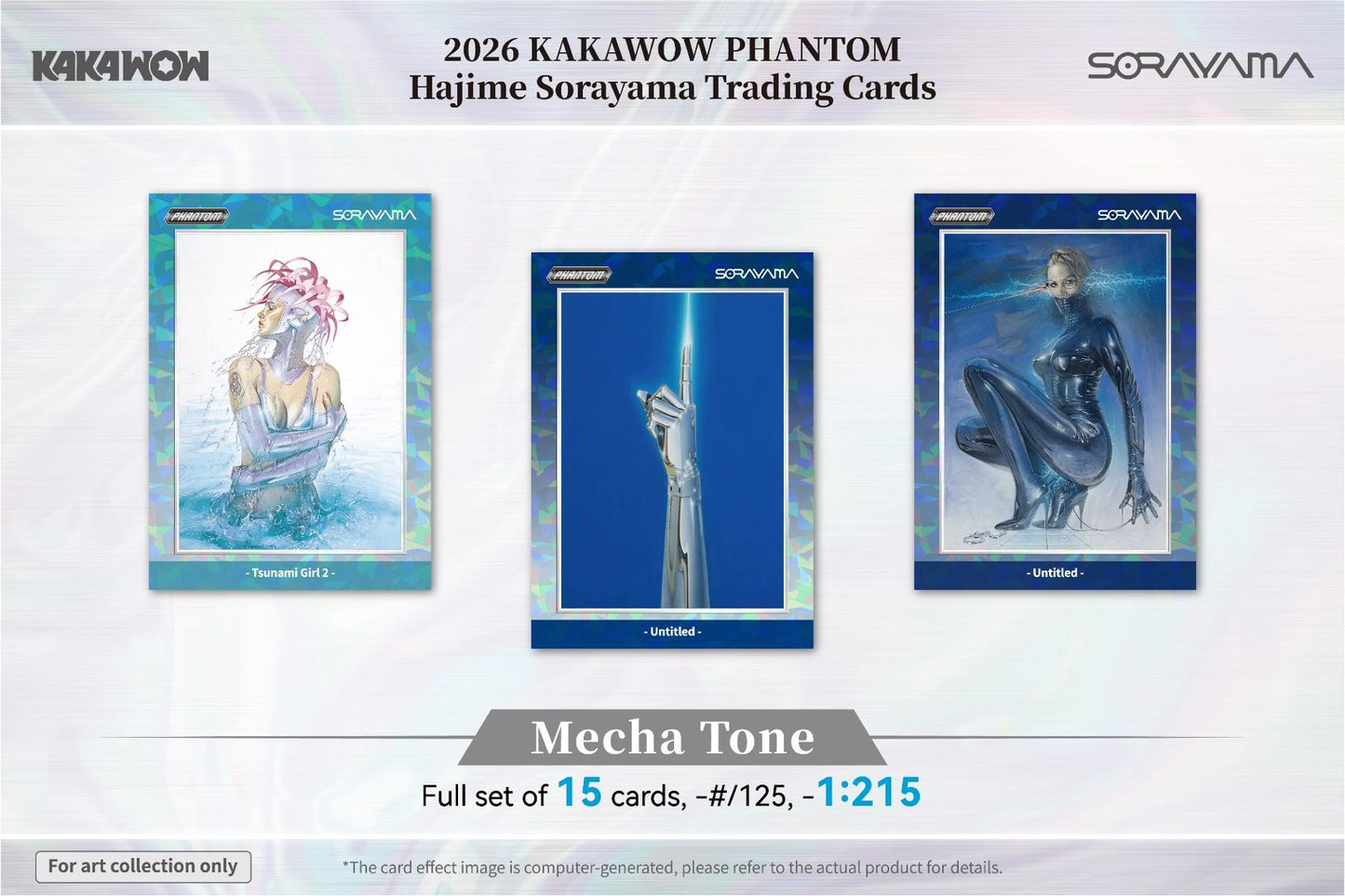 2026 Kakawow Phantom Hajime Sorayama Trading Card Box