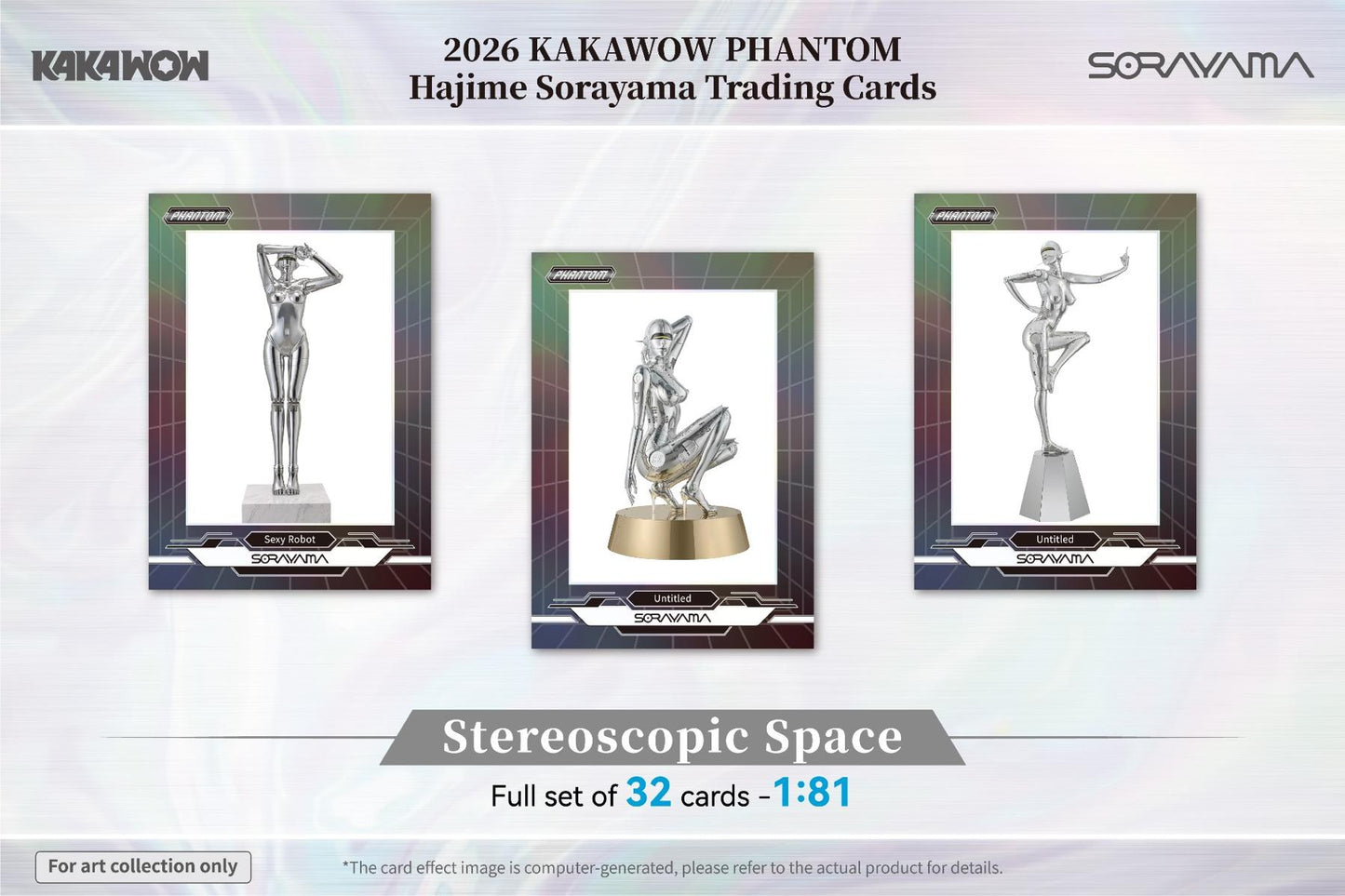 2026 Kakawow Phantom Hajime Sorayama Trading Card Box
