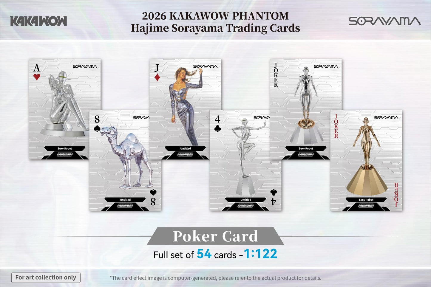 2026 Kakawow Phantom Hajime Sorayama Trading Card Box