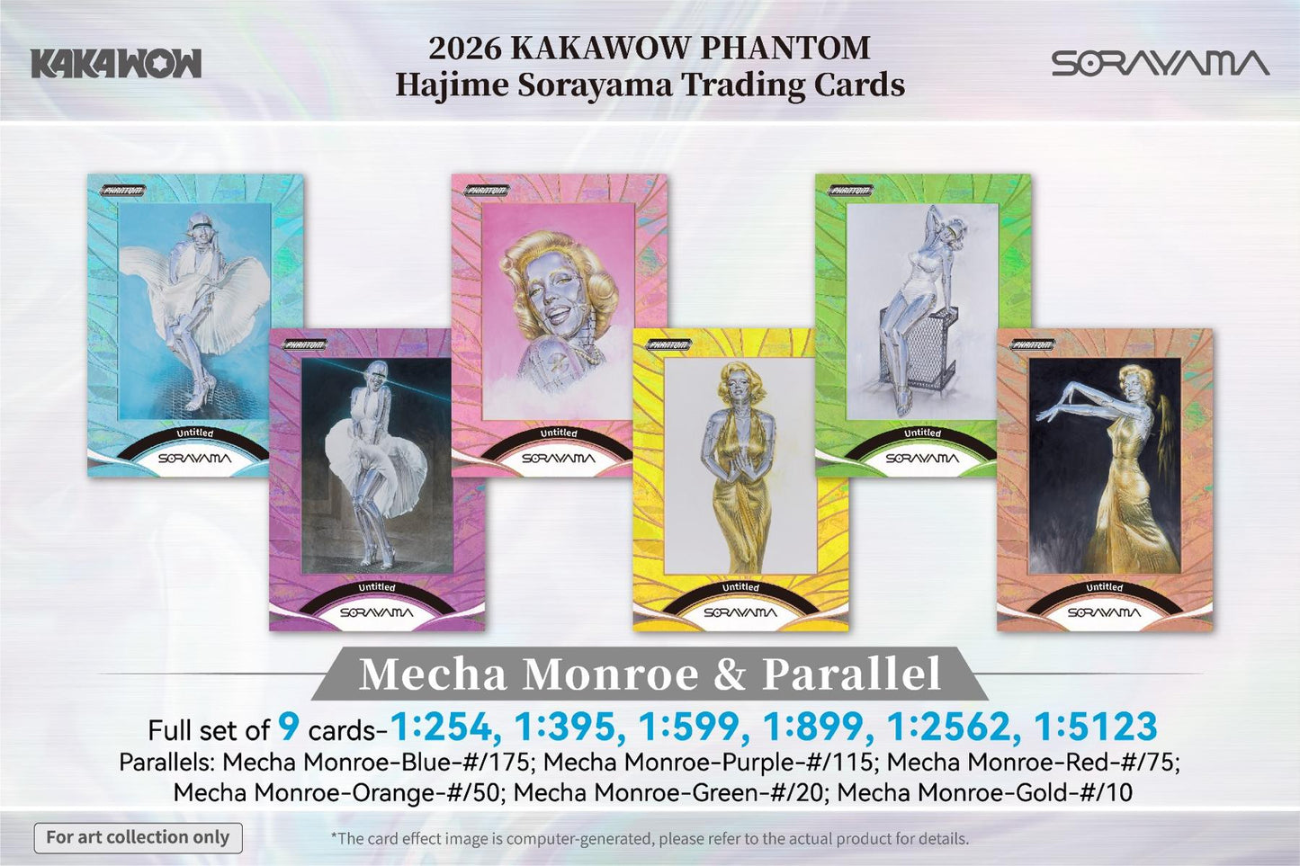 2026 Kakawow Phantom Hajime Sorayama Trading Card Box