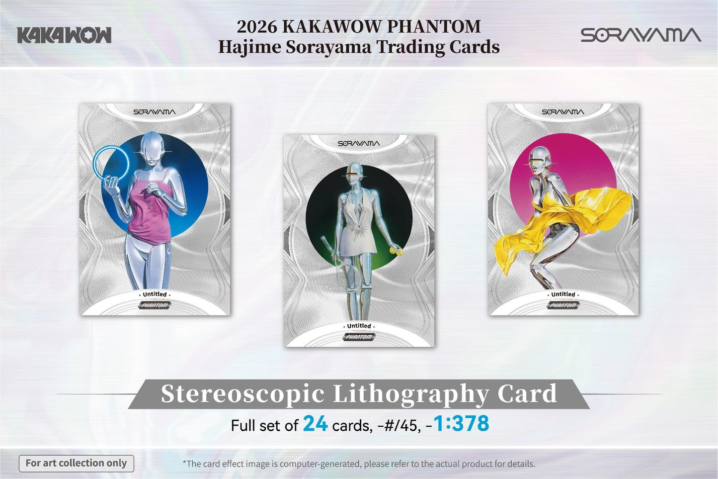 2026 Kakawow Phantom Hajime Sorayama Trading Card Box