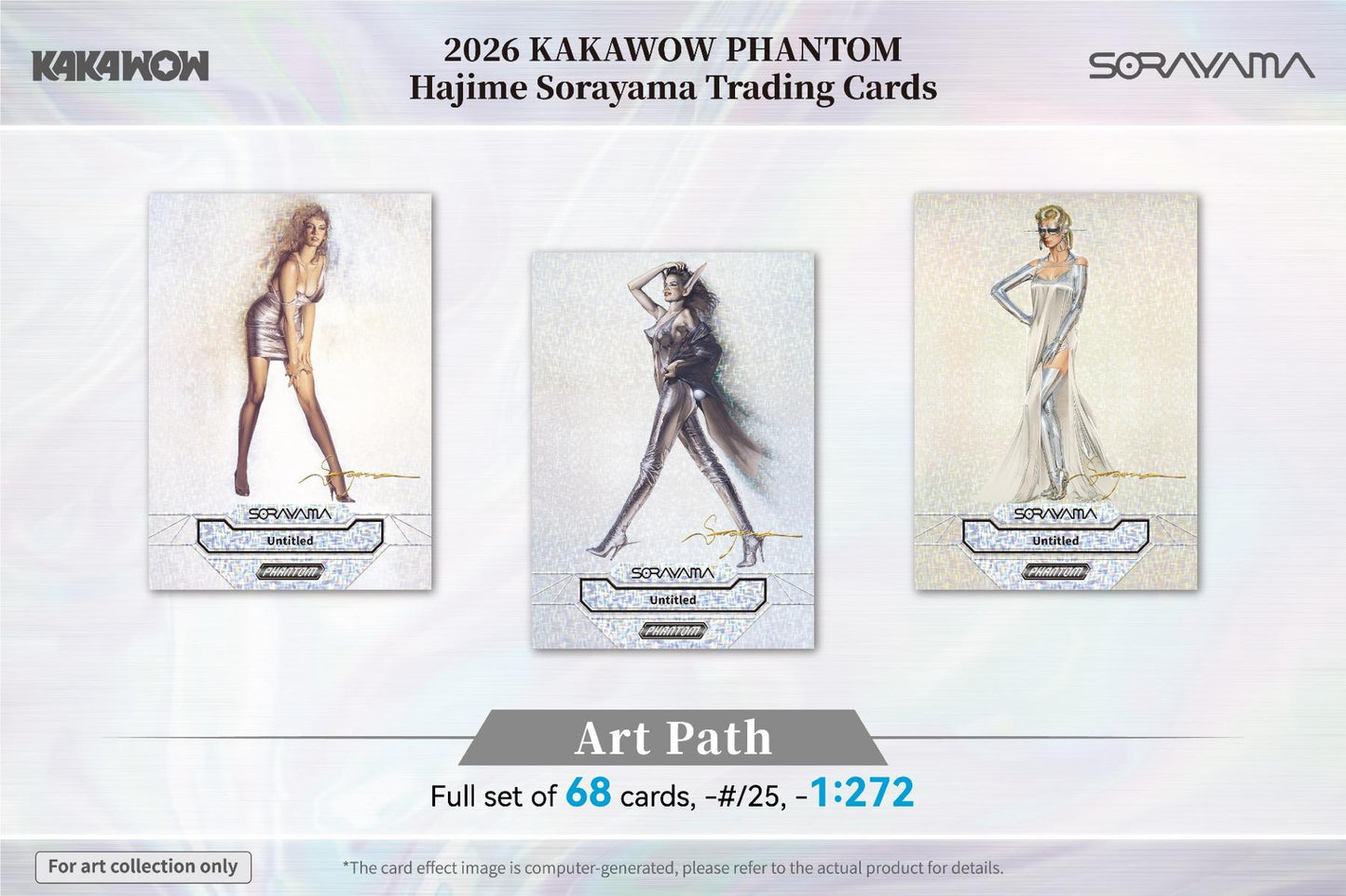2026 Kakawow Phantom Hajime Sorayama Trading Card Box