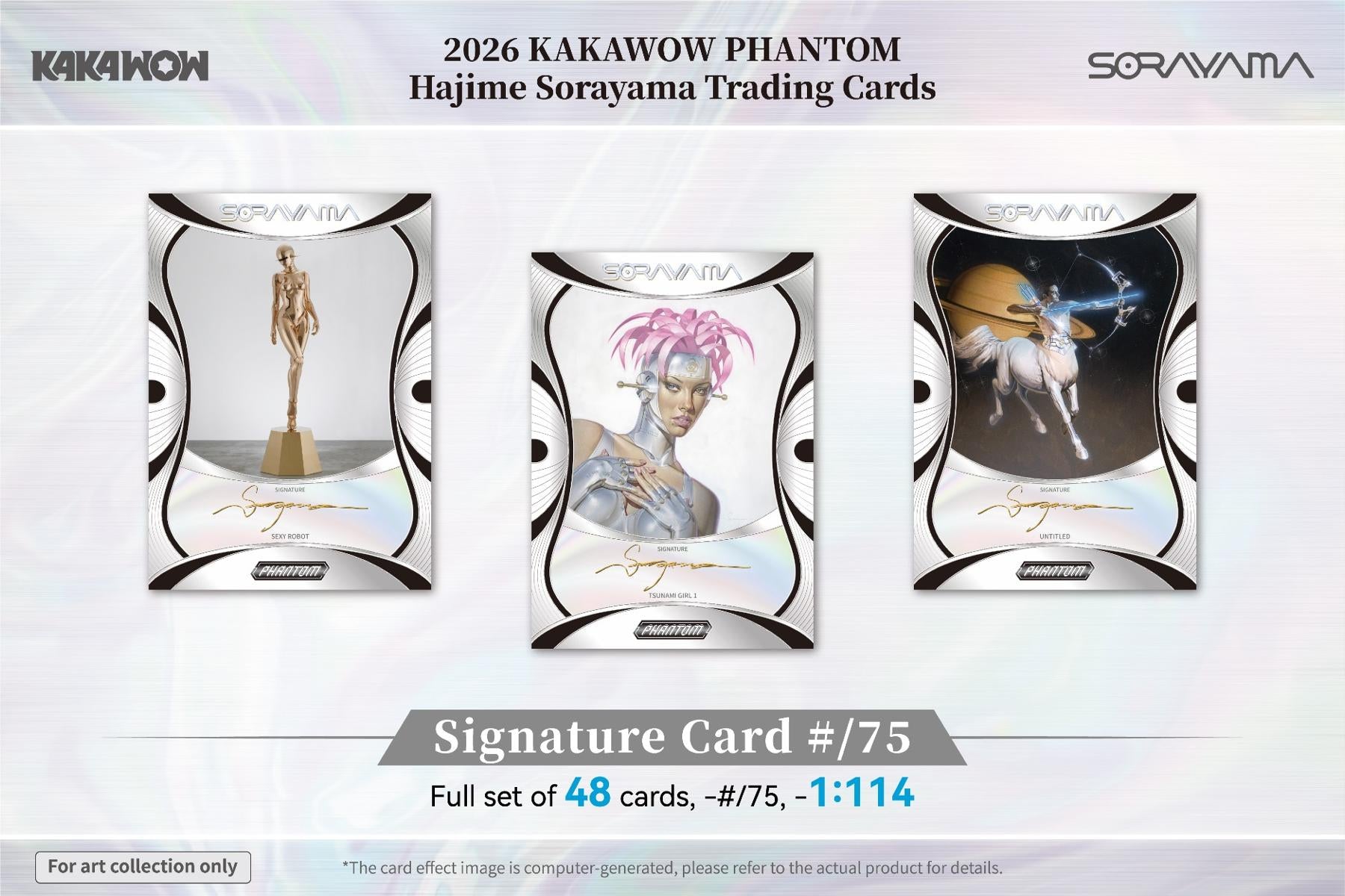 2026 Kakawow Phantom Hajime Sorayama Trading Card Box – Digital Heroes