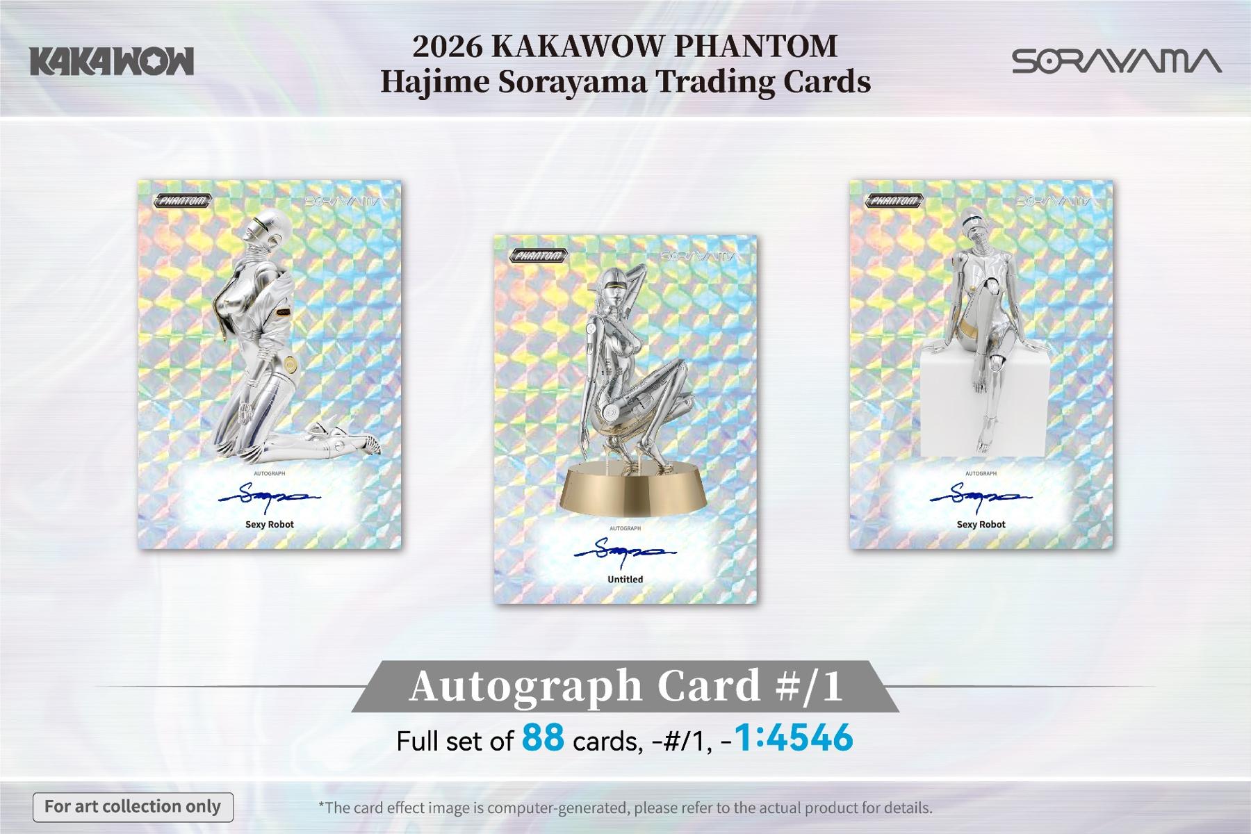 2026 Kakawow Phantom Hajime Sorayama Trading Card Box – Digital Heroes