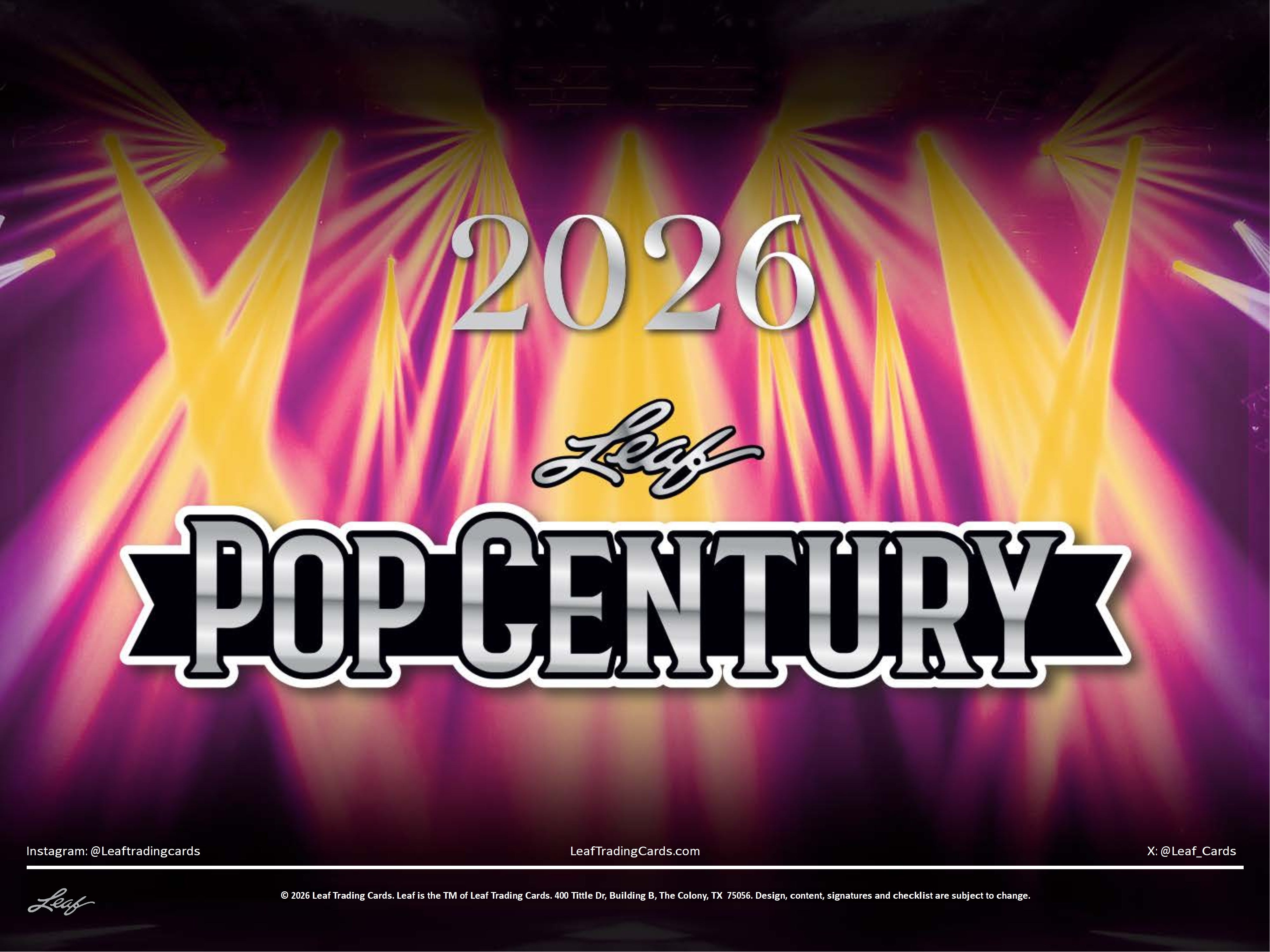 2026 Leaf Pop Century Hobby Box – Digital Heroes