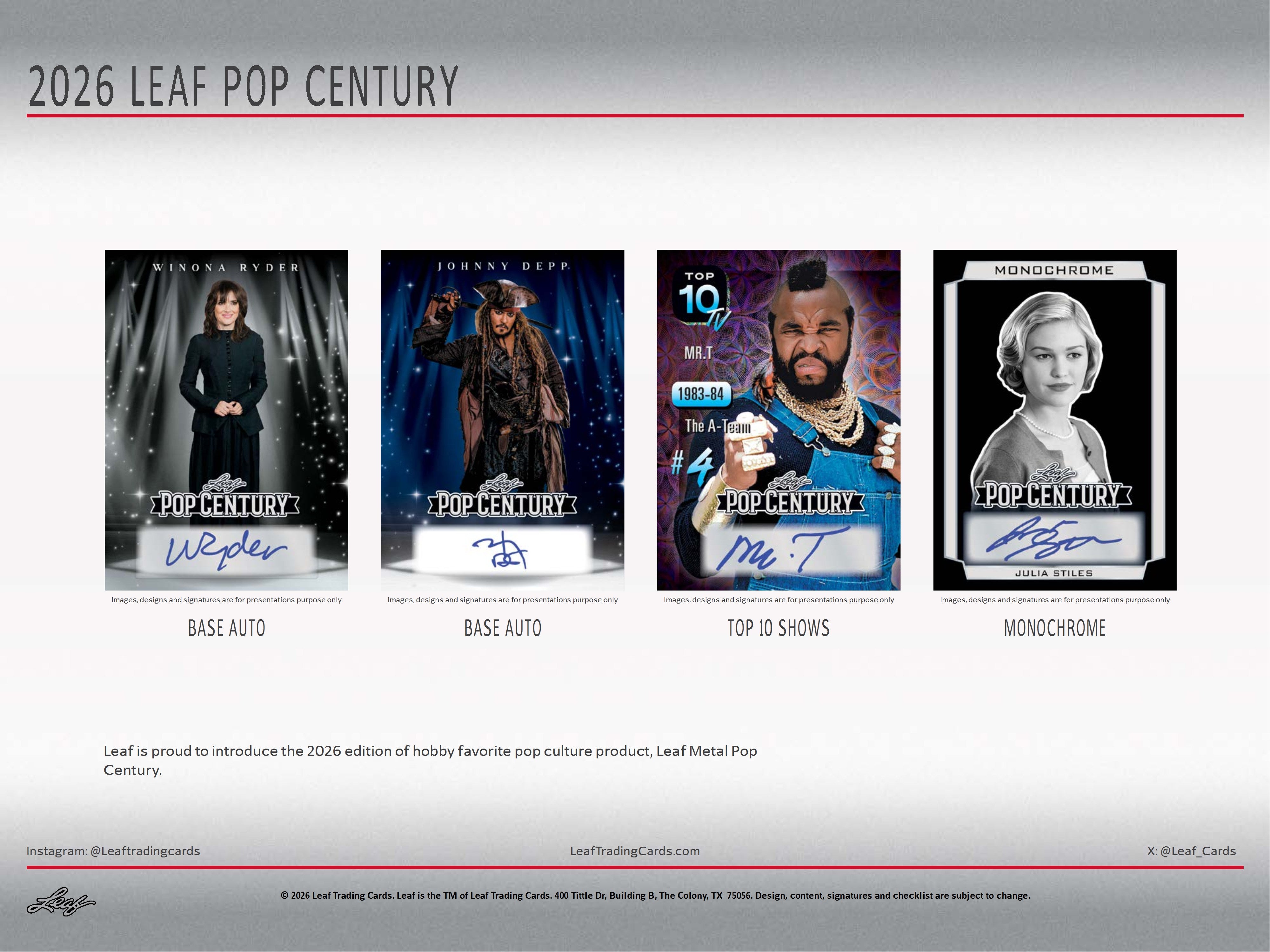 2026 Leaf Pop Century Hobby Box – Digital Heroes