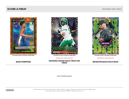 2026 Panini Score-A-Treat Multi-Sport Halloween Treat 40 Pack Bundle