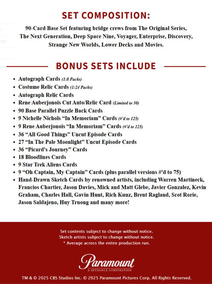 2026 Rittenhouse Star Trek Connections Hobby Box