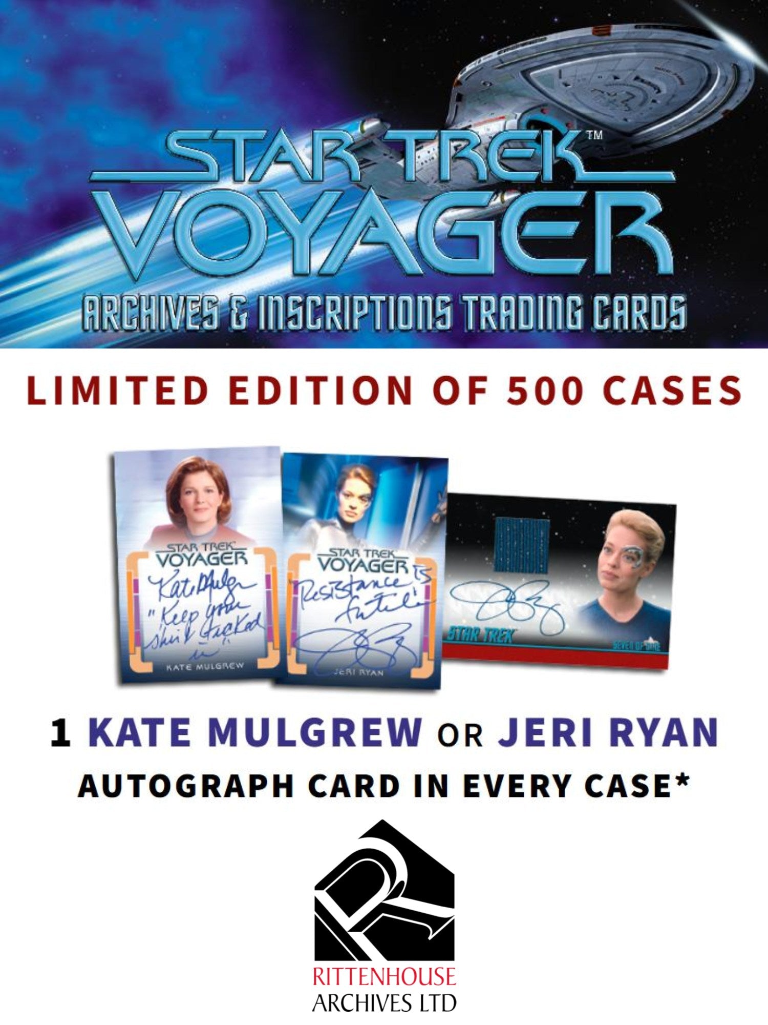 2026 Rittenhouse Star Trek Voyager Archives & Inscriptions Hobby